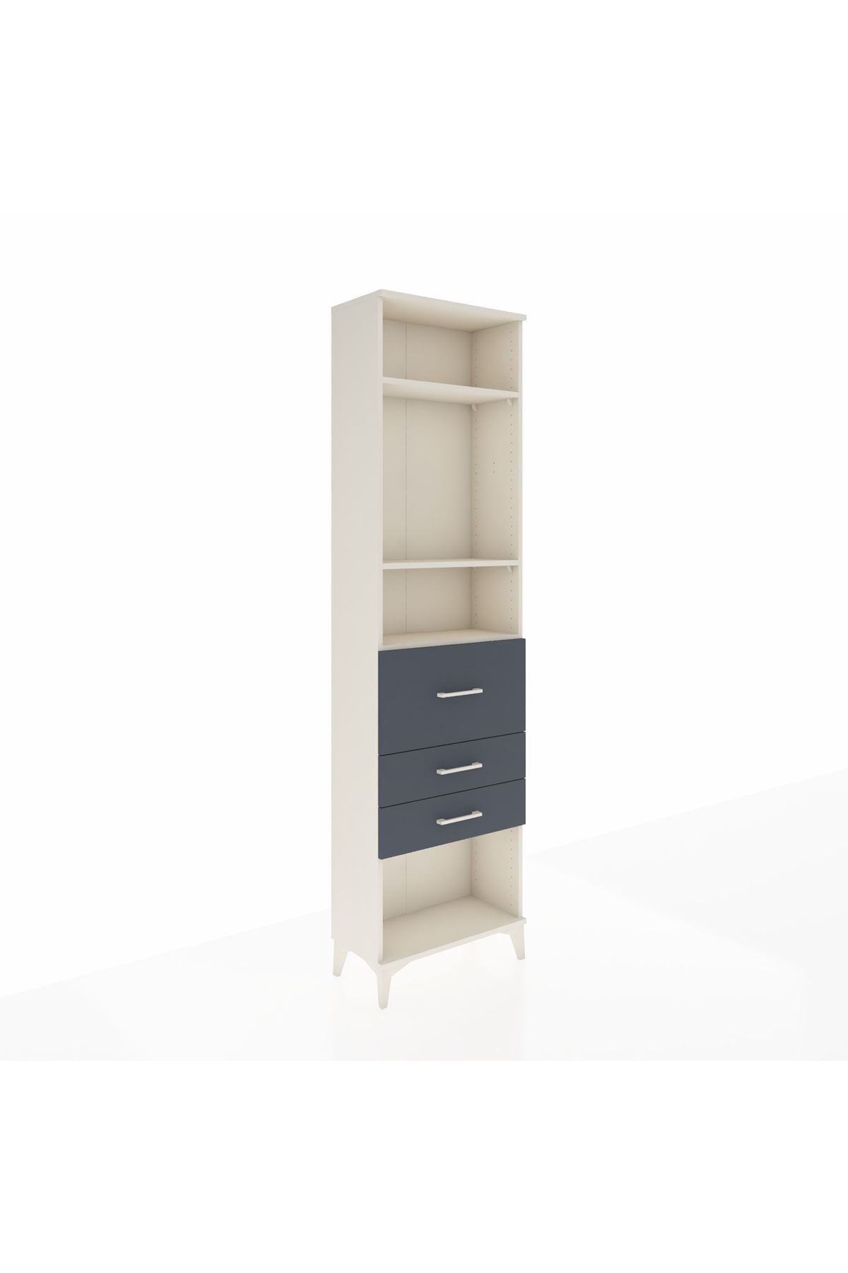 Arges Dolap 3 Raflı 3 Çekmeceli 60x30x221 - S29M150V2A