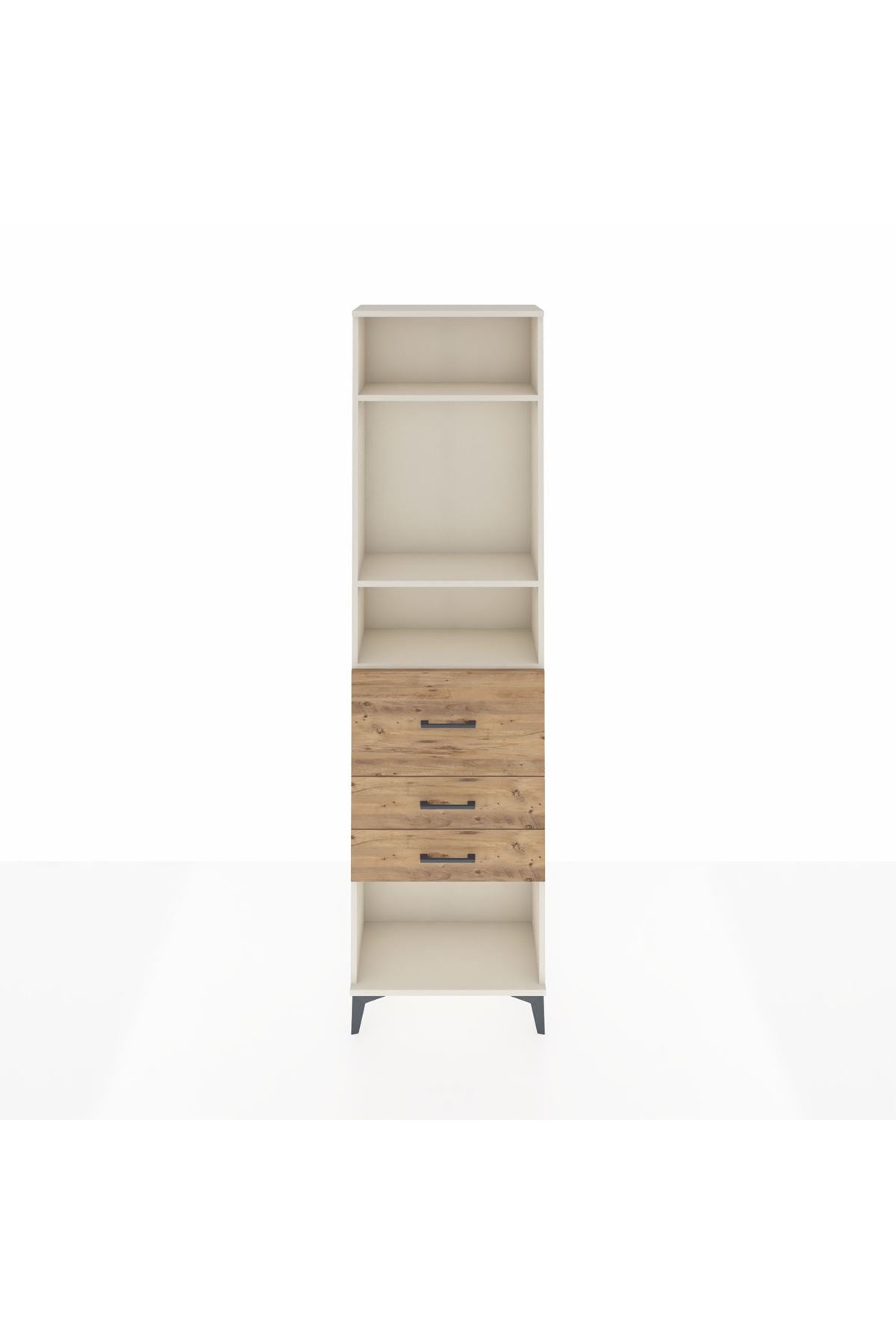Arges Dolap 3 Raflı 3 Çekmeceli 60x30x221 - S29M150V3A