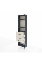 Arges Dolap 3 Raflı 3 Çekmeceli 60x30x221 - S29M150V4A