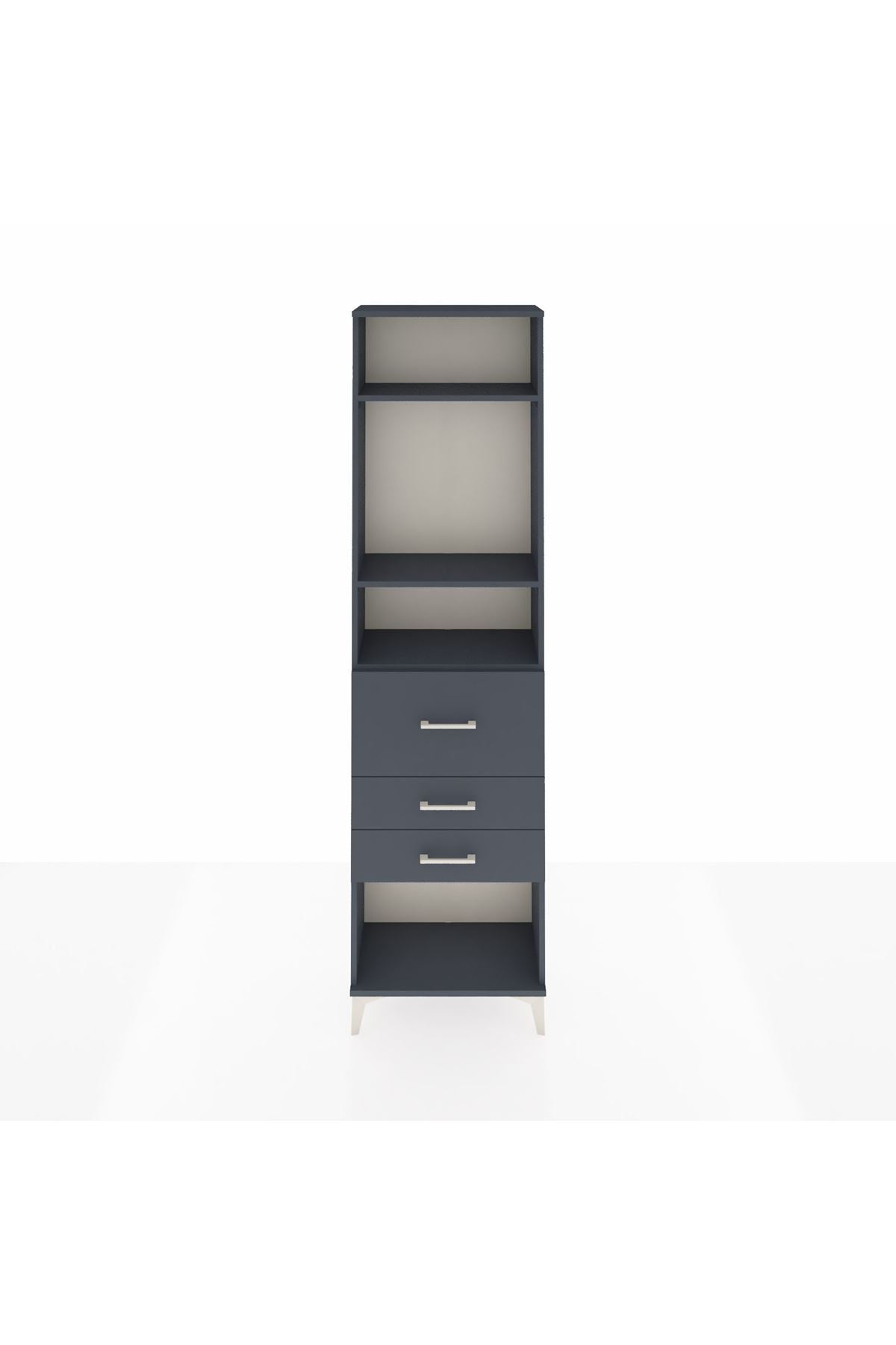 Arges Dolap 3 Raflı 3 Çekmeceli 60x30x221 - S29M150V5A