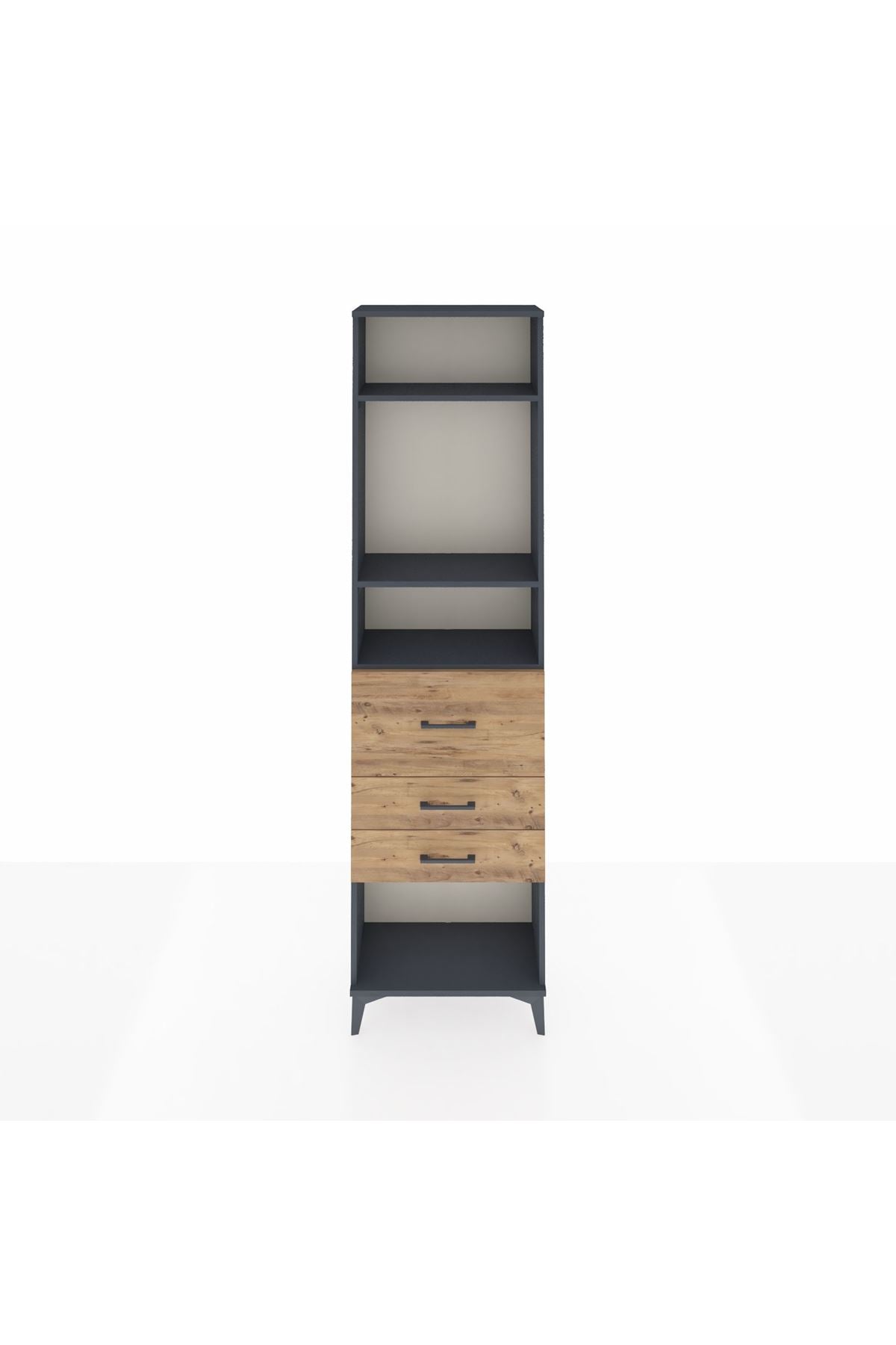Arges Dolap 3 Raflı 3 Çekmeceli 60x30x221 - S29M150V6A