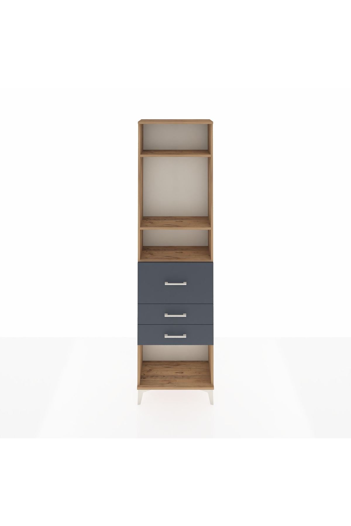 Arges Dolap 3 Raflı 3 Çekmeceli 60x30x221 - S29M150V8A