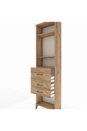 Arges Dolap 3 Raflı 3 Çekmeceli 60x30x221 - S29M150V9A