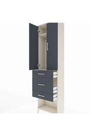 Arges Dolap 2 Raflı 3 Çekmeceli Tek Askılı 60x30x221 - S29M151V2A