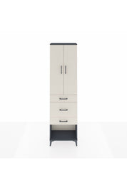 Arges Dolap 2 Raflı 3 Çekmeceli Tek Askılı 60x30x221 - S29M151V4A