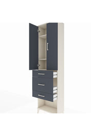 Arges Dolap 3 Raflı 3 Çekmeceli 2 Kapaklı 60x30x221 - S29M152V2A