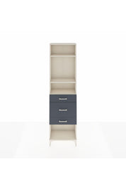 Arges Dolap 3 Raflı 3 Çekmeceli 60x30x221 - S29M153V2A