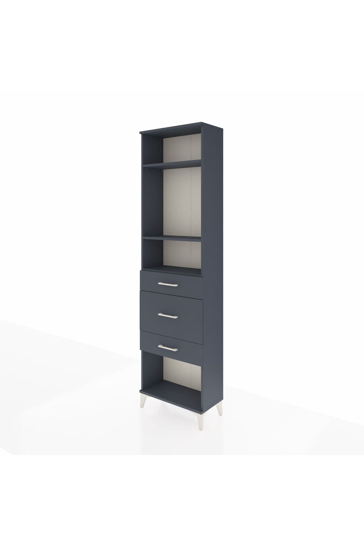 Arges Dolap 3 Raflı 3 Çekmeceli 60x30x221 - S29M153V5A