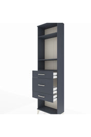 Arges Dolap 3 Raflı 3 Çekmeceli 60x30x221 - S29M153V5A