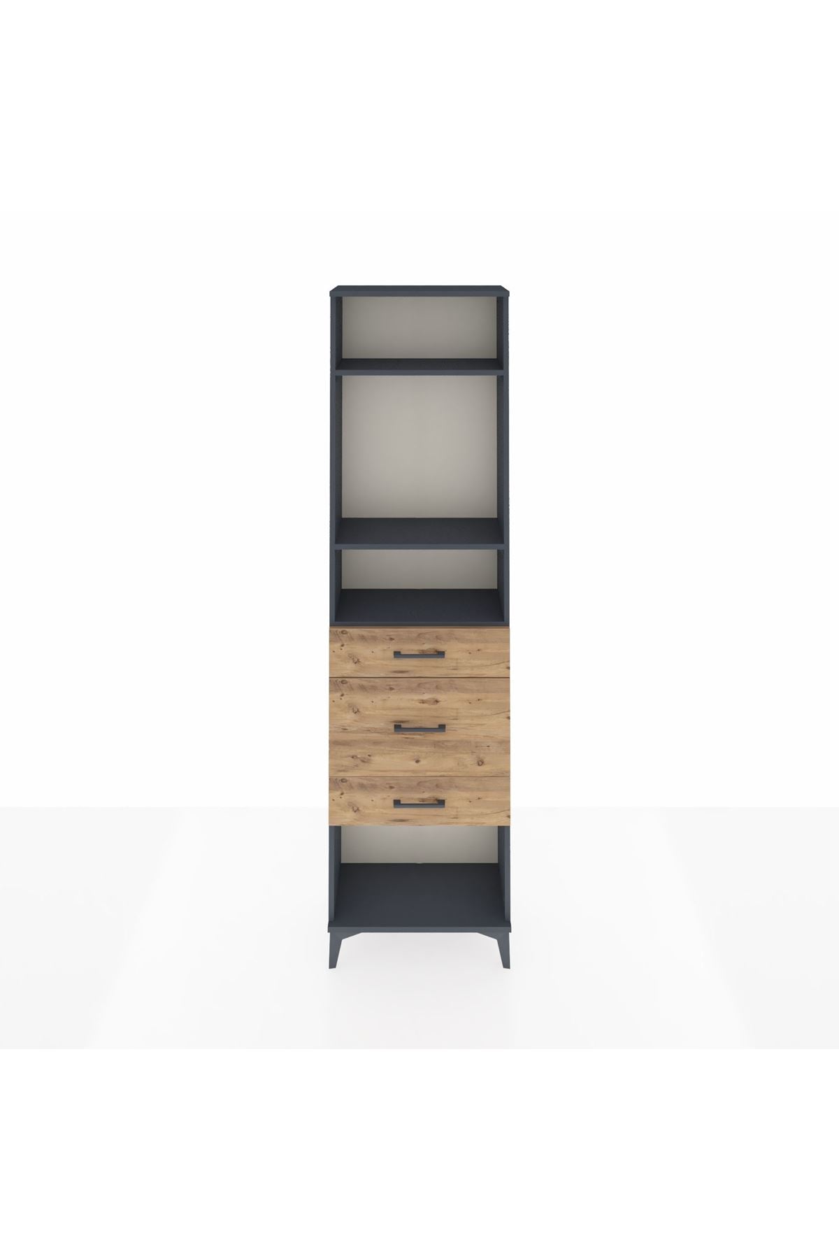 Arges Dolap 3 Raflı 3 Çekmeceli 60x30x221 - S29M153V6A