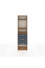 Arges Dolap 3 Raflı 3 Çekmeceli 60x30x221 - S29M153V8A
