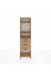 Arges Dolap 3 Raflı 3 Çekmeceli 60x30x221 - S29M153V9A