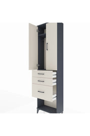 Arges Dolap 2 Raflı 3 Çekmeceli Tek Askılı 60x30x221 - S29M157V4A