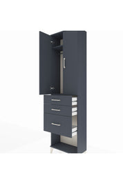 Arges Dolap 2 Raflı 3 Çekmeceli Tek Askılı 60x30x221 - S29M157V5A