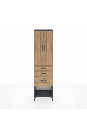 Arges Dolap 2 Raflı 3 Çekmeceli Tek Askılı 60x30x221 - S29M157V6A