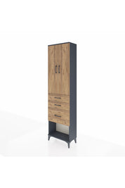 Arges Dolap 2 Raflı 3 Çekmeceli Tek Askılı 60x30x221 - S29M157V6A