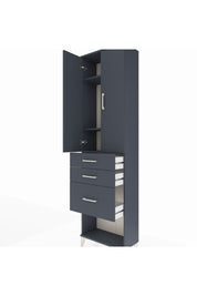 Arges Dolap 3 Raflı 3 Çekmeceli 2 Kapaklı 60x30x221 - S29M158V5A