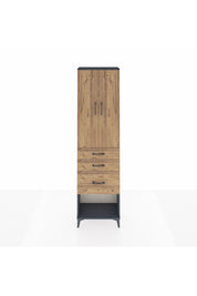 Arges Dolap 3 Raflı 3 Çekmeceli 2 Kapaklı 60x30x221 - S29M158V6A