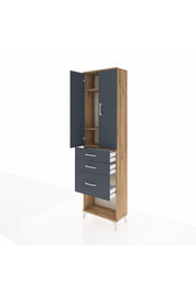 Arges Dolap 3 Raflı 3 Çekmeceli 2 Kapaklı 60x30x221 - S29M158V8A