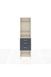 Arges Dolap 3 Raflı 3 Çekmeceli 60x30x221 - S29M159V2A
