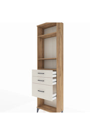 Arges Dolap 3 Raflı 3 Çekmeceli 60x30x221 - S29M159V7A