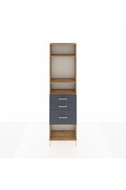 Arges Dolap 3 Raflı 3 Çekmeceli 60x30x221 - S29M159V8A