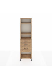 Arges Dolap 3 Raflı 3 Çekmeceli 60x30x221 - S29M159V9A