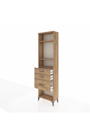 Arges Dolap 3 Raflı 3 Çekmeceli 60x30x221 - S29M159V9A
