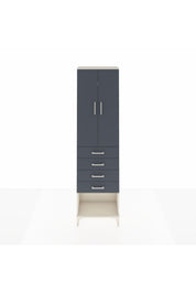 Arges Dolap 2 Raflı 4 Çekmeceli Tek Askılı 60x30x221 - S29M160V2A