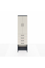 Arges Dolap 2 Raflı 4 Çekmeceli Tek Askılı 60x30x221 - S29M160V4A