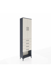 Arges Dolap 2 Raflı 4 Çekmeceli Tek Askılı 60x30x221 - S29M160V4A