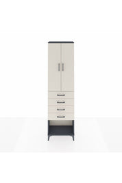 Arges Dolap 3 Raflı 4 Çekmeceli 2 Kapaklı 60x30x221 - S29M161V4A