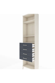 Arges Dolap 3 Raflı 4 Çekmeceli 60x30x221 - S29M162V2A