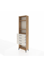 Arges Dolap 3 Raflı 4 Çekmeceli 60x30x221 - S29M162V7A