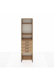 Arges Dolap 3 Raflı 4 Çekmeceli 60x30x221 - S29M162V9A