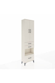 Arges Dolap 3 Raflı 3 Çekmeceli Tek Askılı 60x30x221 - S29M163V1A