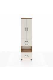 Arges Dolap 3 Raflı 3 Çekmeceli Tek Askılı 60x30x221 - S29M163V7A