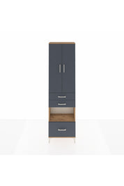 Arges Dolap 3 Raflı 3 Çekmeceli Tek Askılı 60x30x221 - S29M163V8A