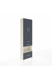 Arges Dolap 4 Raflı 3 Çekmeceli 2 Kapaklı 60x30x221 - S29M164V2A