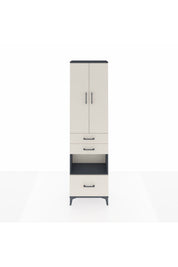 Arges Dolap 4 Raflı 3 Çekmeceli 2 Kapaklı 60x30x221 - S29M164V4A
