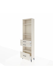 Arges Dolap 4 Raflı 3 Çekmeceli 60x30x221 - S29M165V1A