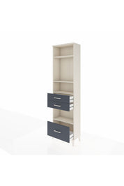 Arges Dolap 4 Raflı 3 Çekmeceli 60x30x221 - S29M165V2A