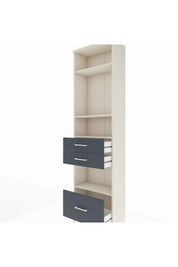 Arges Dolap 4 Raflı 3 Çekmeceli 60x30x221 - S29M165V2A