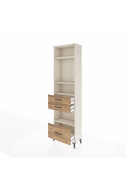 Arges Dolap 4 Raflı 3 Çekmeceli 60x30x221 - S29M165V3A