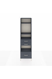 Arges Dolap 4 Raflı 3 Çekmeceli 60x30x221 - S29M165V5A