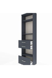 Arges Dolap 4 Raflı 3 Çekmeceli 60x30x221 - S29M165V5A