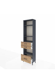 Arges Dolap 4 Raflı 3 Çekmeceli 60x30x221 - S29M165V6A