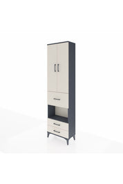Arges Dolap 3 Raflı 3 Çekmeceli Tek Askılı 60x30x221 - S29M166V4A