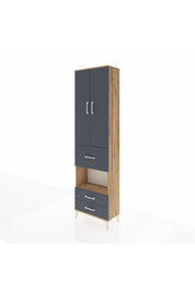 Arges Dolap 3 Raflı 3 Çekmeceli Tek Askılı 60x30x221 - S29M166V8A