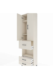 Arges Dolap 4 Raflı 3 Çekmeceli 2 Kapaklı 60x30x221 - S29M167V1A